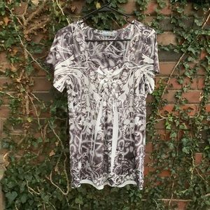 Unity World Wear top with rhinestone accents